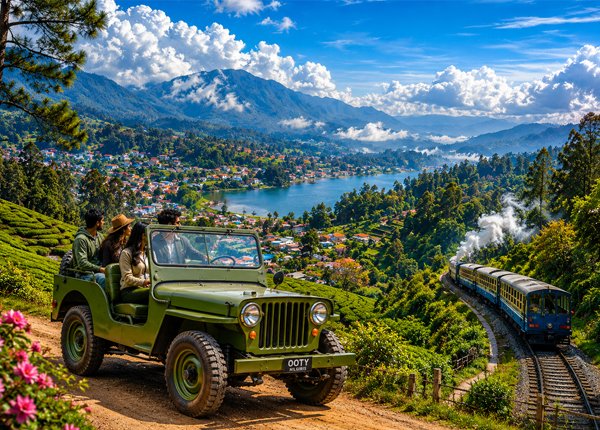 open jeep safari in Ooty travel booking
